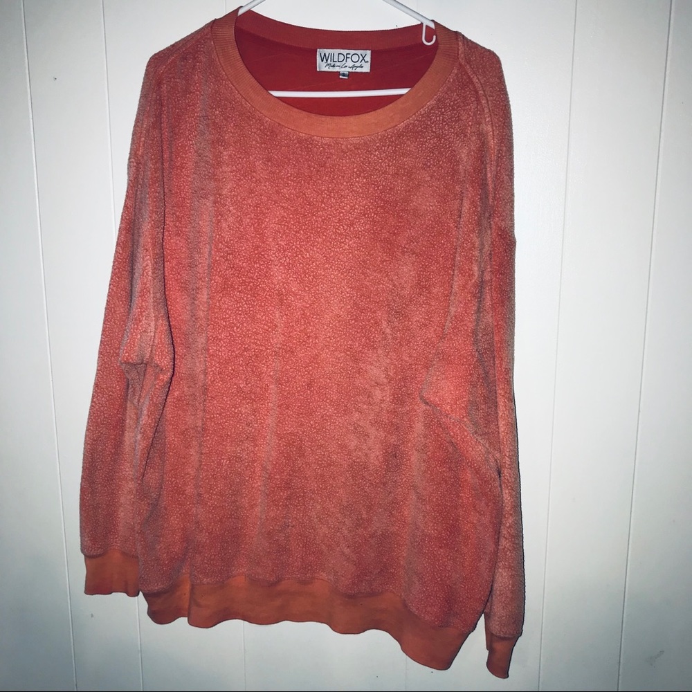 Wildfox oversized beach sweatshirt